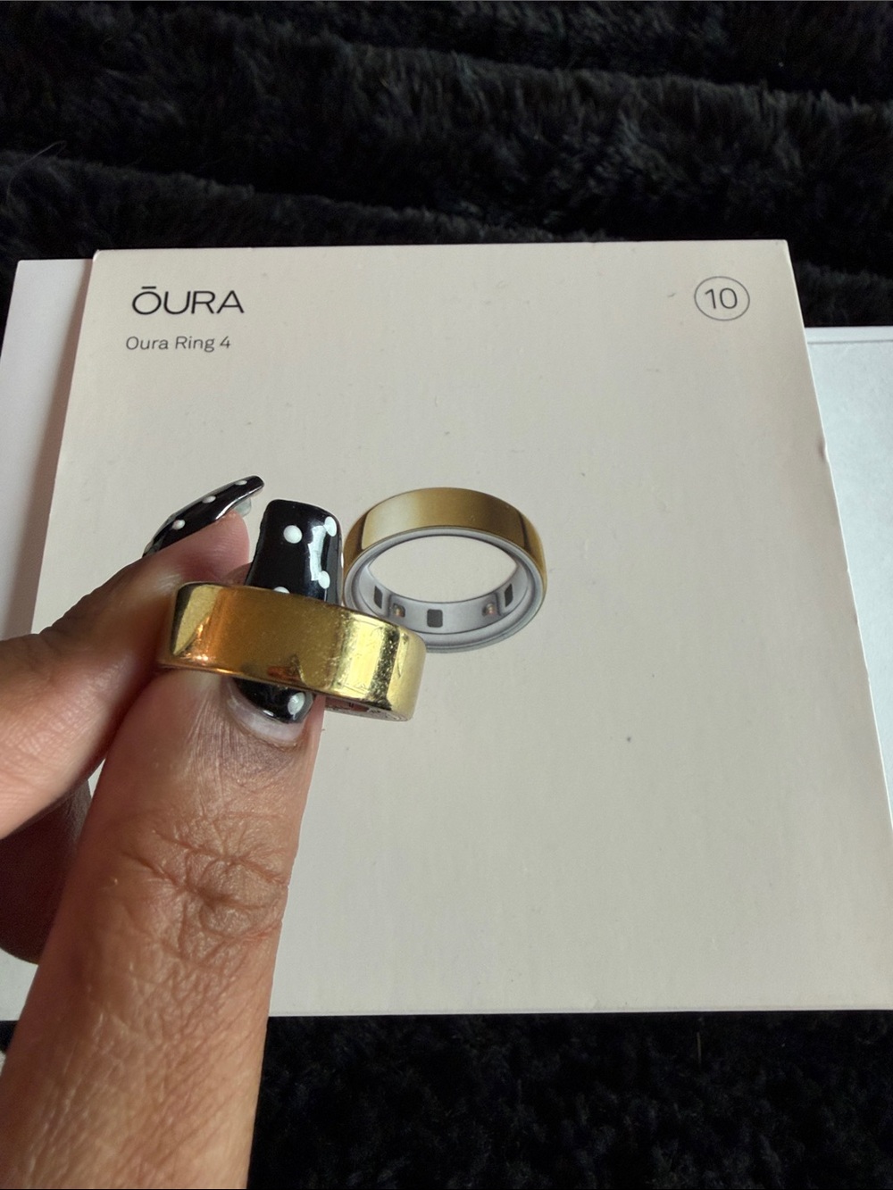 Gold Oura Ring 4 Size 10